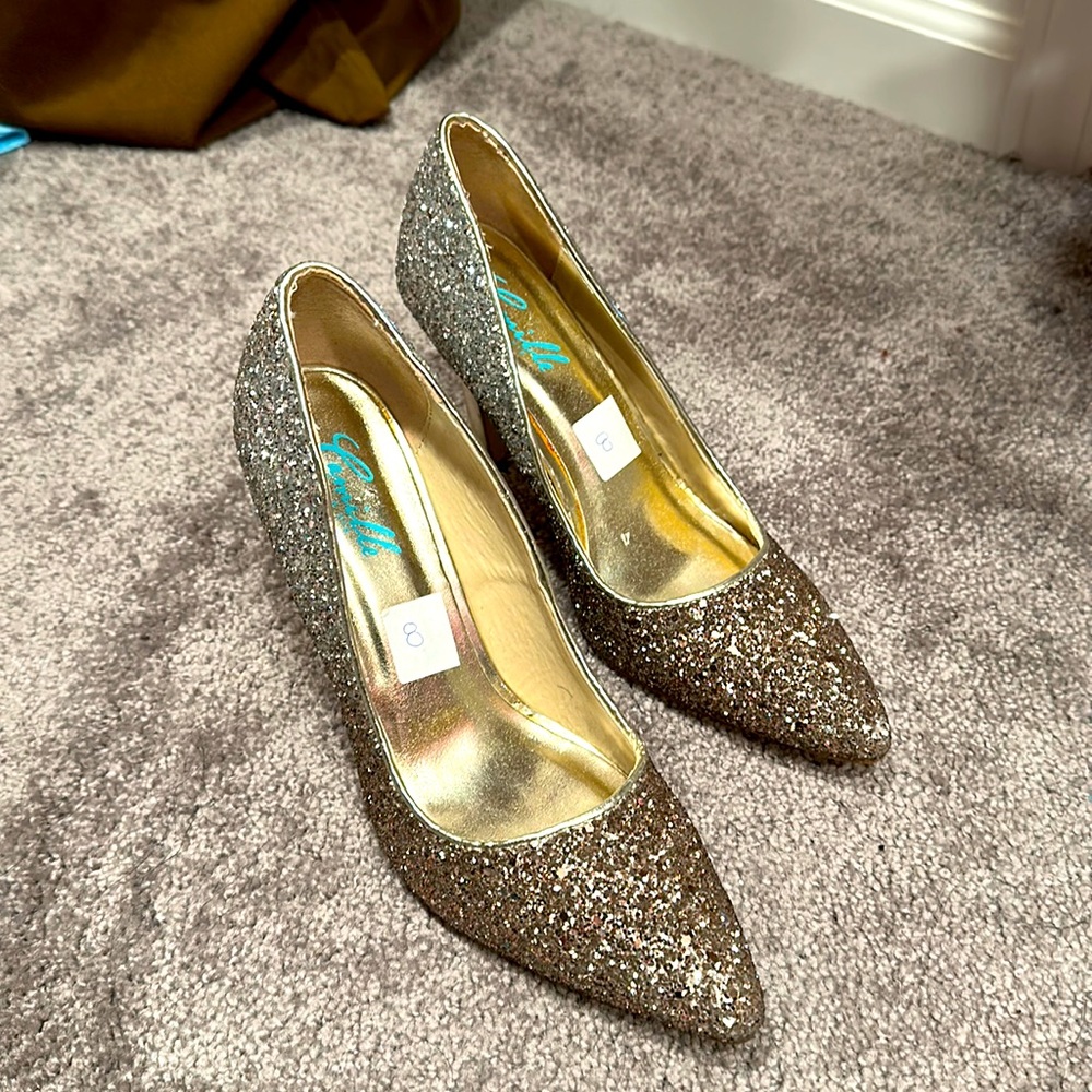 Camille Glitter Heels